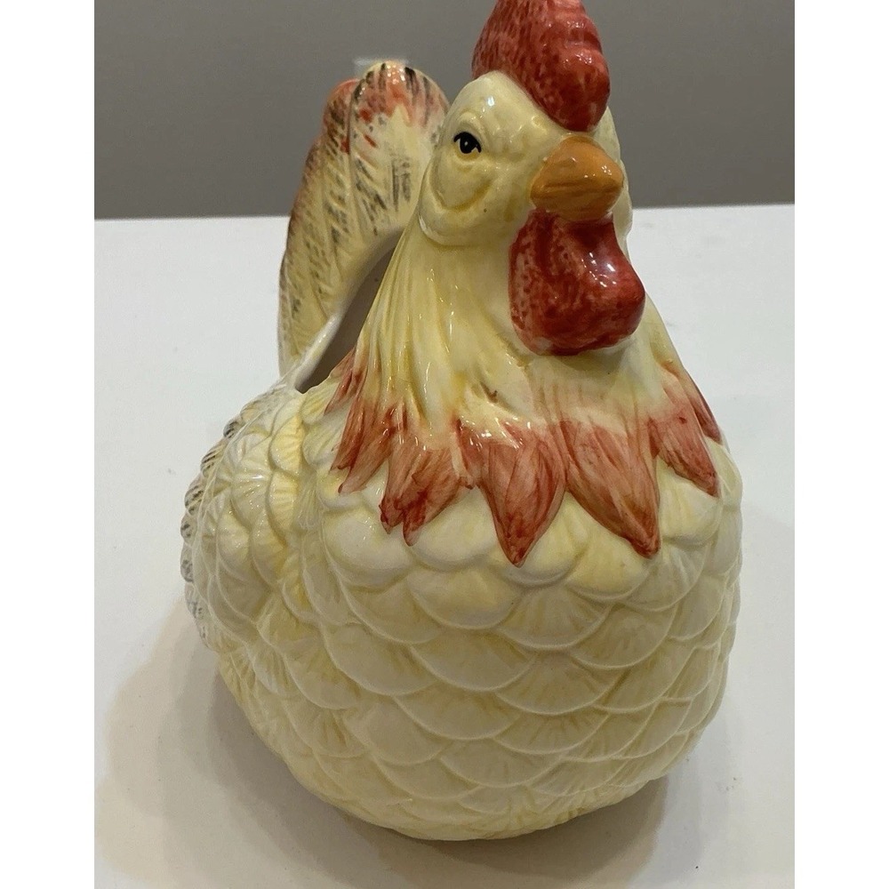 Storyteller Arts Rachael Elizondo Rooster Ceramic Dish Bowl Kitchen Decor Vtg - Picture 5 of 7